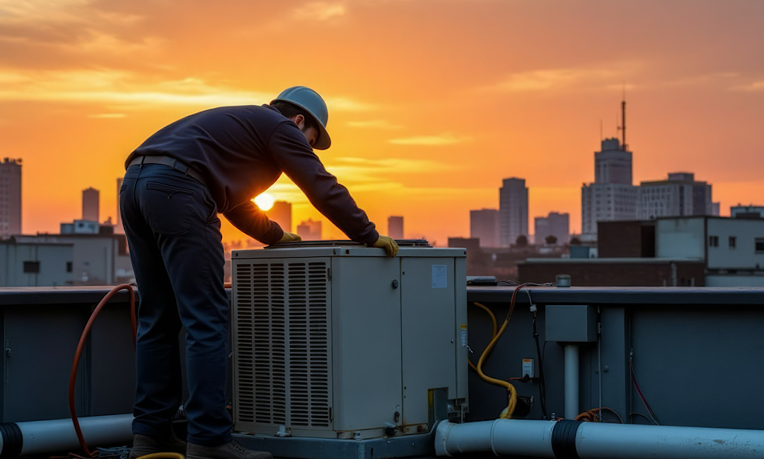L & L installing Commercial HVAC for Denver Contractors